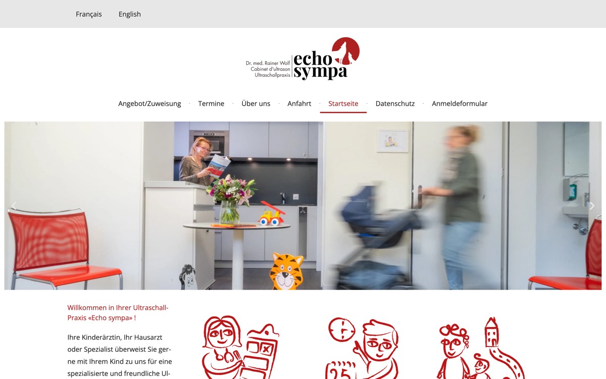 Screenshot echo-sympa.ch